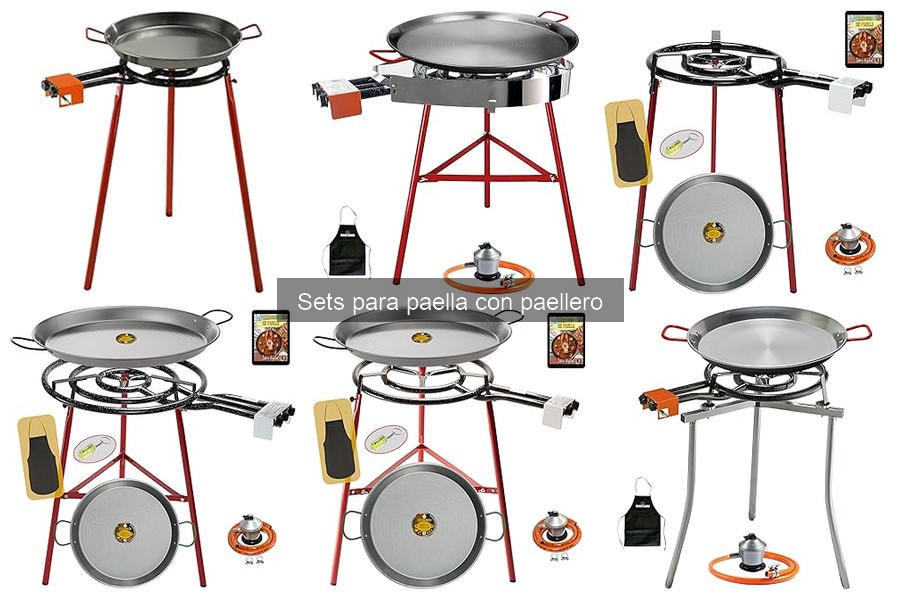 ¿Qué incluye un set para paella con paellero?