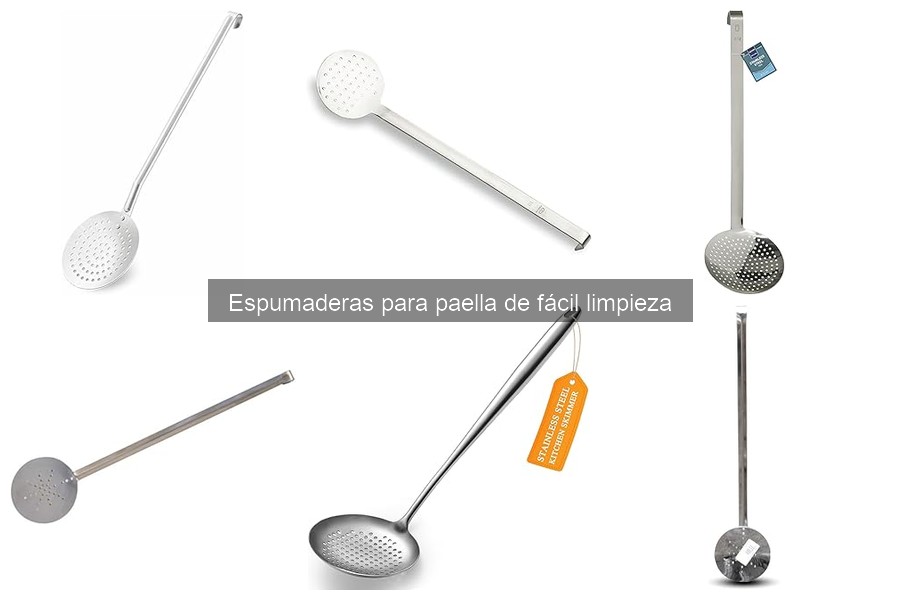¿Qué tamaño de espumadera elegir para paellas grandes?