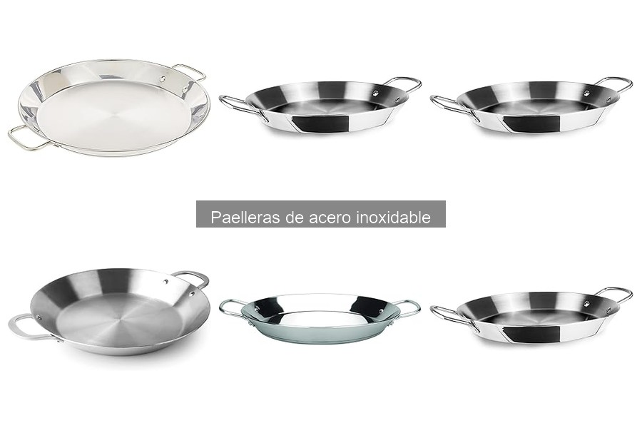¿Qué tamaño de paellera de acero inoxidable necesito?