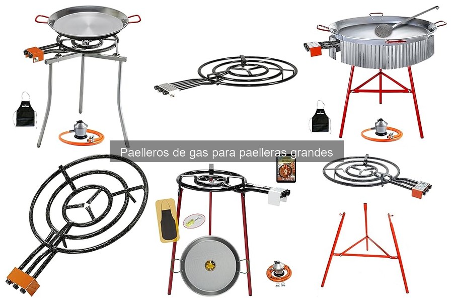 ¿Qué tamaño de paellero de gas elegir para paelleras grandes?