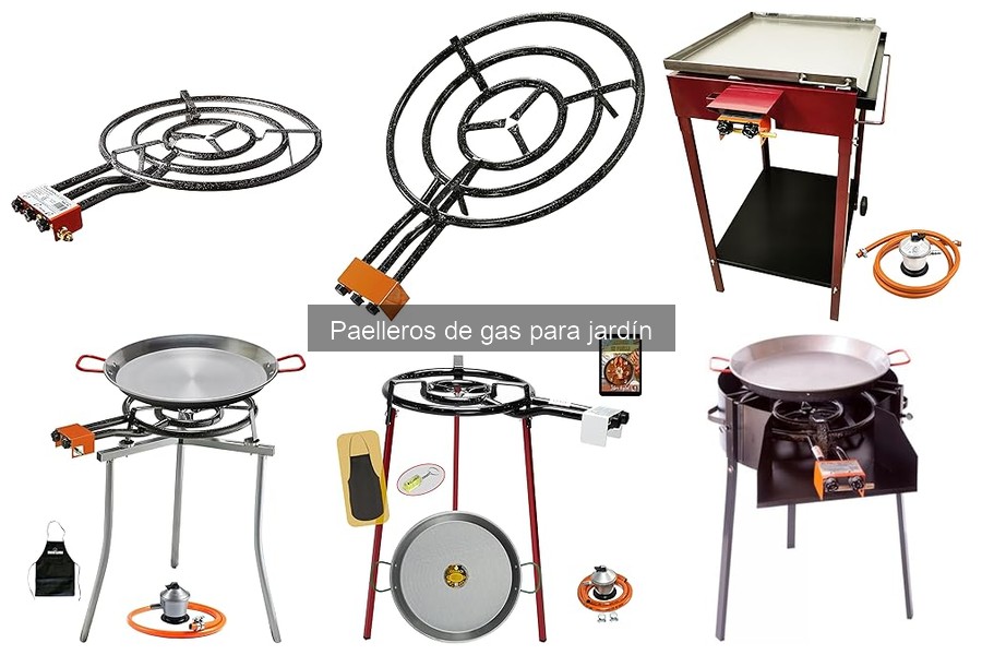 ¿Qué tamaño de paellero de gas necesito para mi jardín?