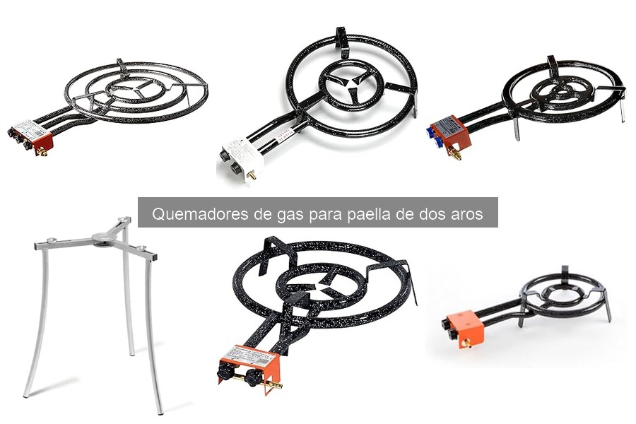 Recetas deliciosas con quemadores de gas para paella de dos aros
