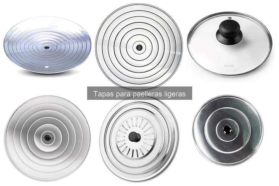Recetas deliciosas con tapas para paelleras ligeras