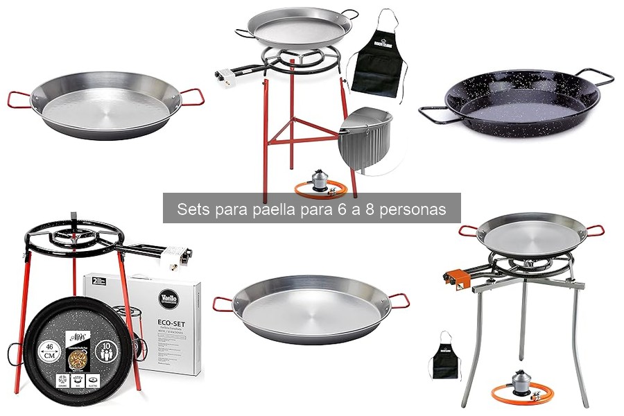 Recetas deliciosas para paella para 6 a 8 personas