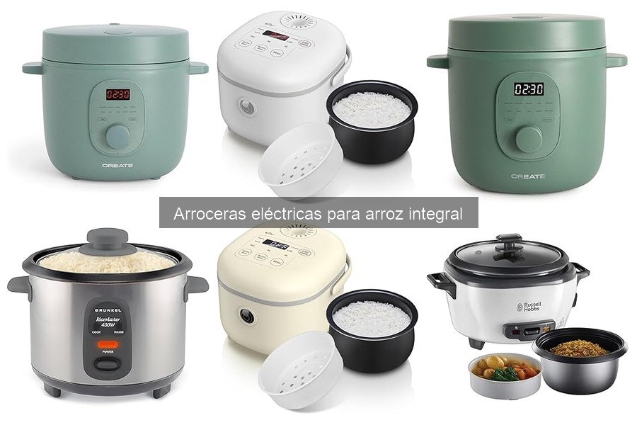 Recetas fáciles con arroz integral en arroceras eléctricas