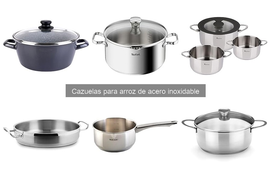 Recetas fáciles con cazuelas de acero inoxidable para arroz