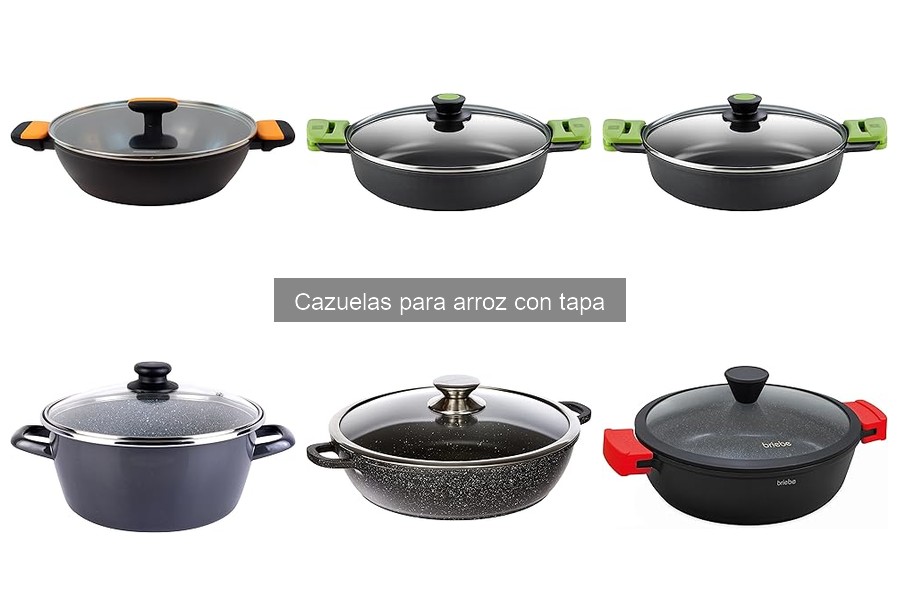 Recetas fáciles con cazuelas para arroz con tapa