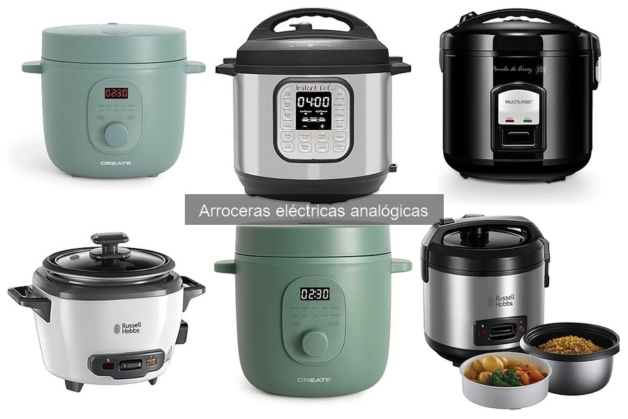 Recetas fáciles de arroz en arroceras eléctricas analógicas