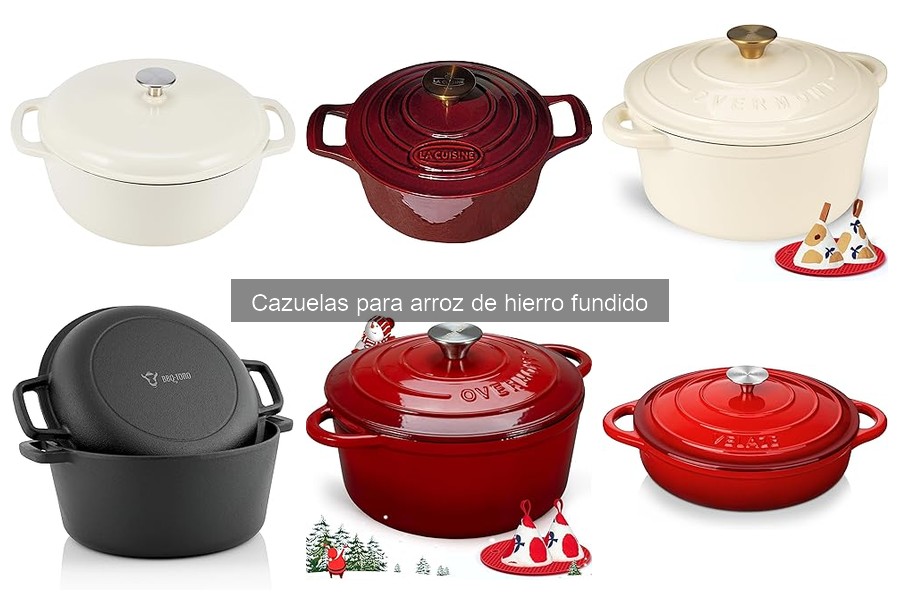 Recetas Fáciles para Cocinar Arroz en Cazuelas de Hierro
