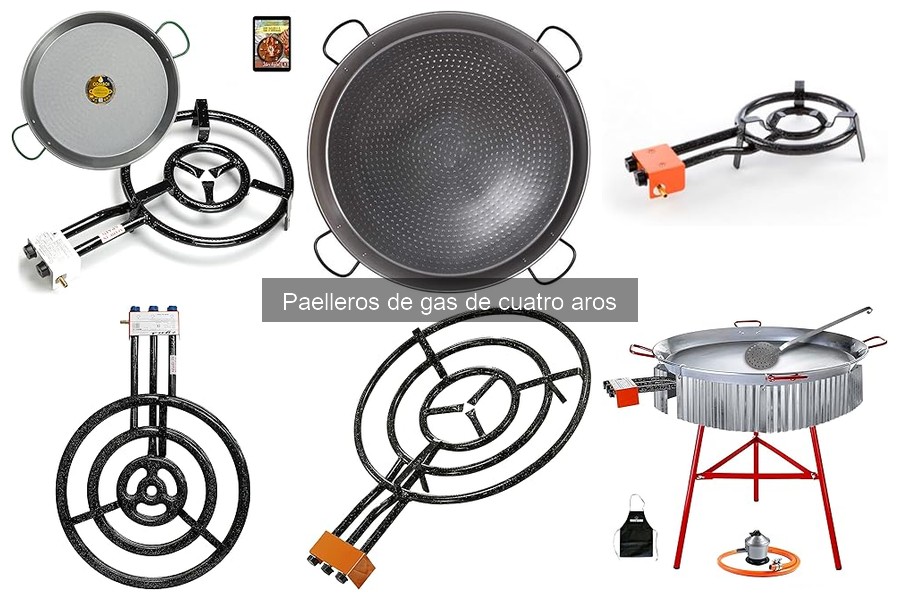 Recetas para paelleros de gas de cuatro aros: ¡Deliciosas!
