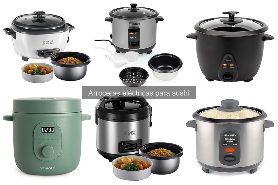 Recetas sencillas para hacer sushi en arrocera eléctrica