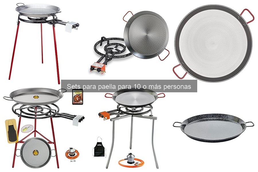 Set para paella para 10 o más personas: Todo lo que necesitas