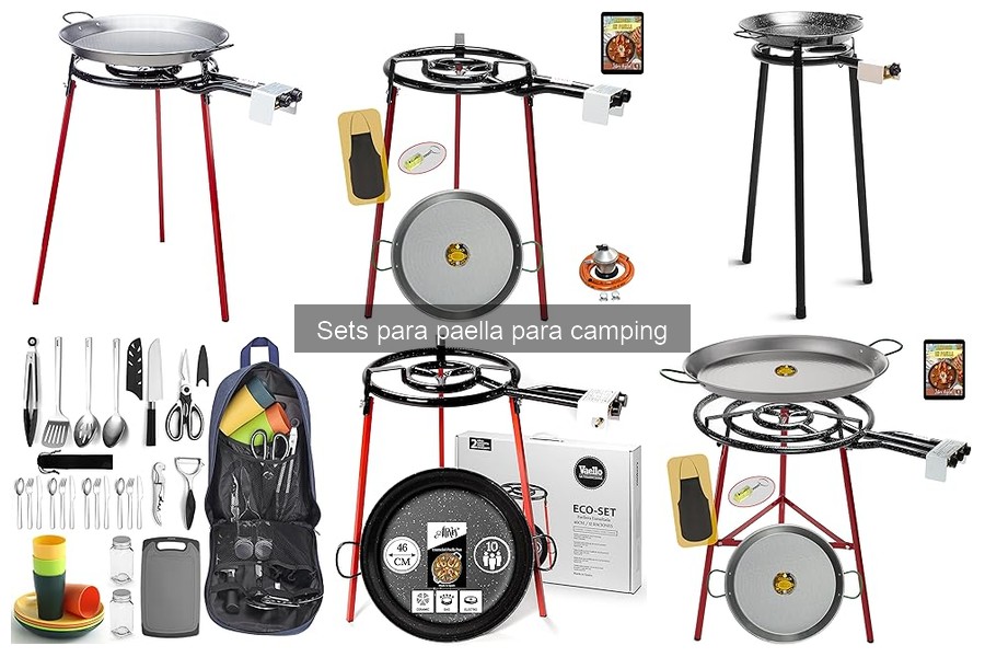 Soluciona problemas comunes con sets de paella para camping