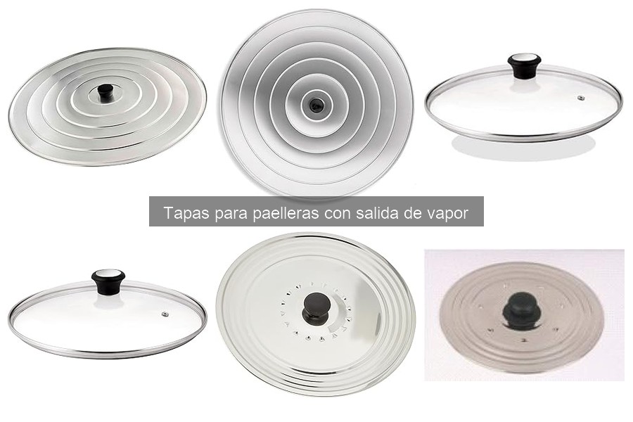 ¿Son necesarias las tapas con salida de vapor para arroces?