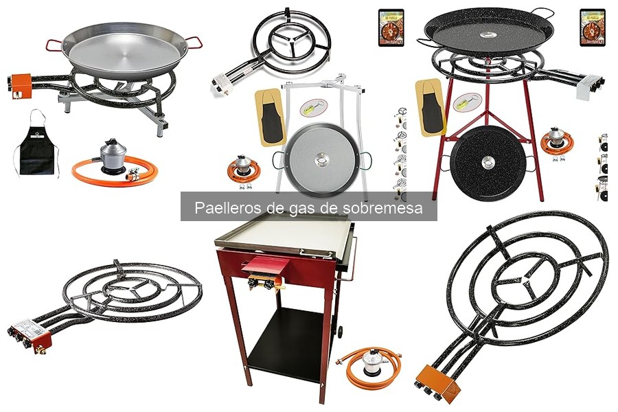 ¿Son prácticos los paelleros de gas de sobremesa?