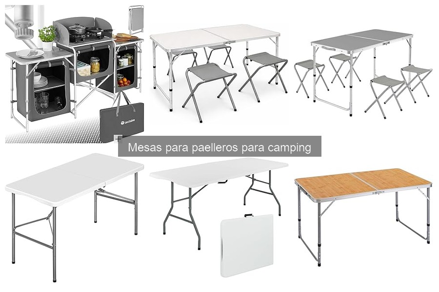 ¿Son recomendables las mesas para paelleros portátiles?