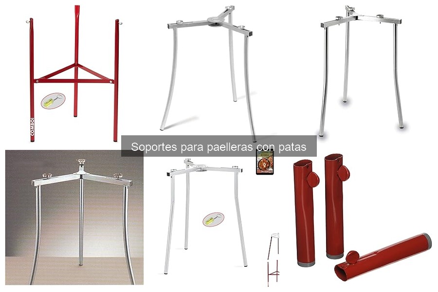 Soportes para paelleras con patas: ¿Qué son y cómo usarlos?