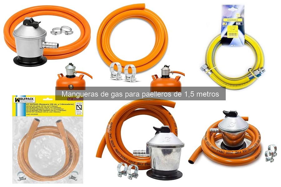 Testimonios sobre mangueras de gas de 1,5 metros para paelleros