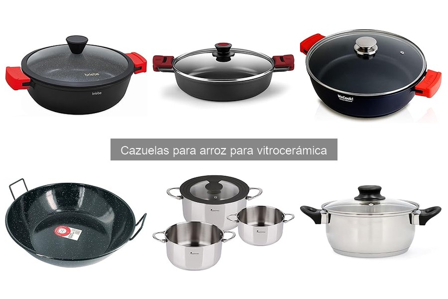 Tiempo de cocción del arroz en cazuelas de vitrocerámica
