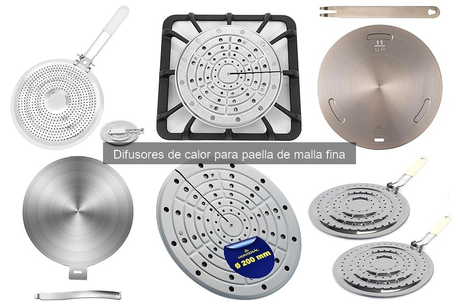 Tipos de difusores de calor para paella: guía completa