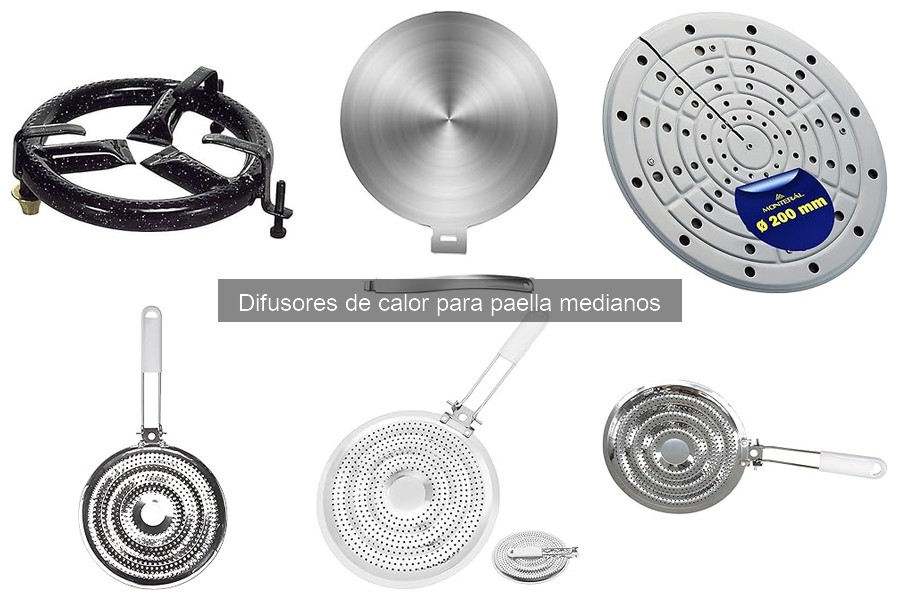 Tipos de difusores de calor para paella: opciones y beneficios
