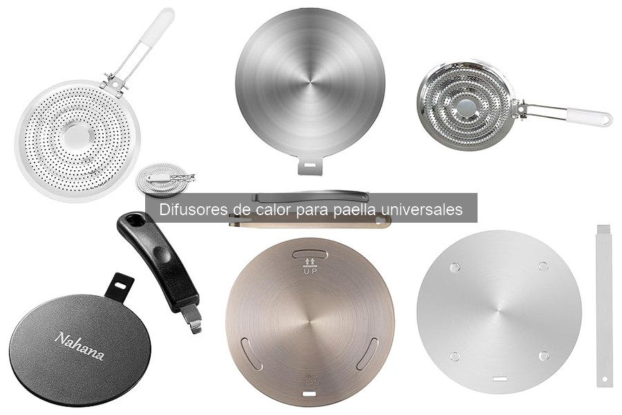Tipos de difusores de calor para paella universales