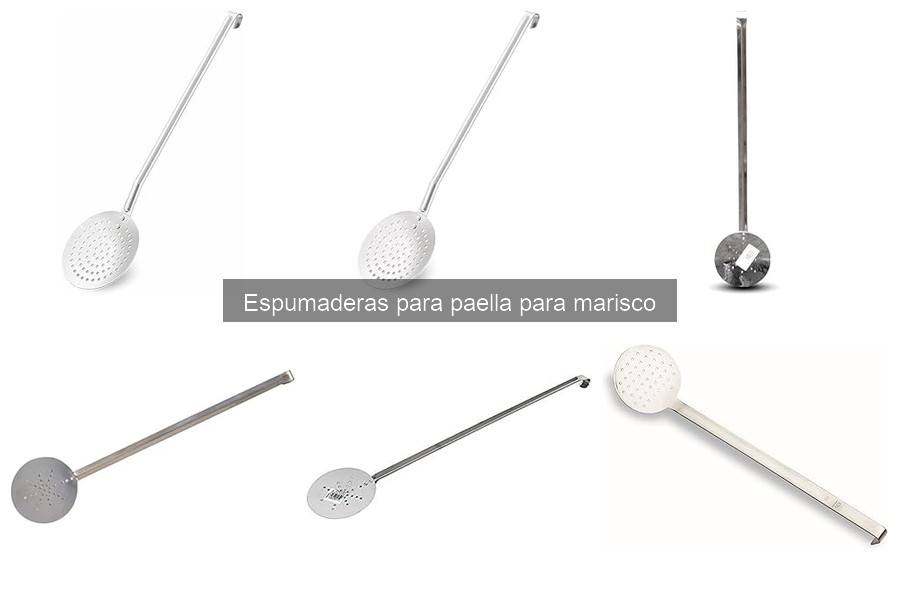 Tipos de espumaderas para paella y marisco: guía completa