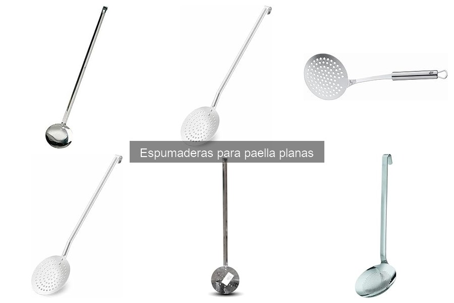 Tipos de espumaderas planas para paella: guía completa