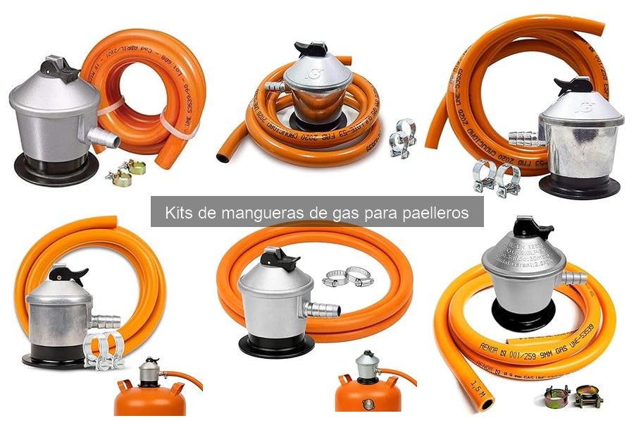 Tipos de mangueras de gas para paelleros: características y usos