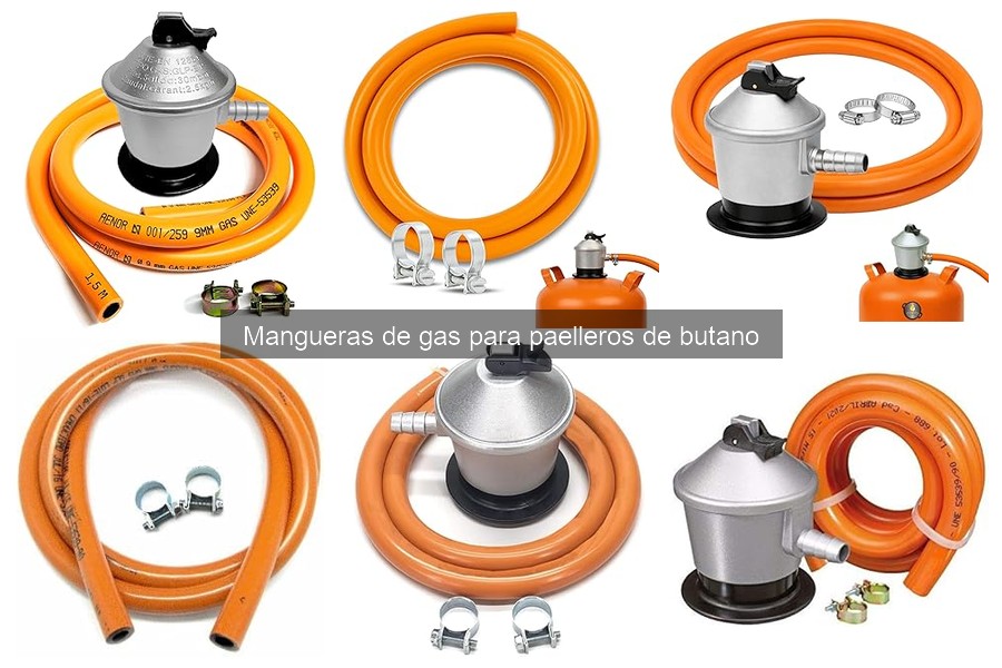 Tipos de mangueras de gas para paelleros de butano