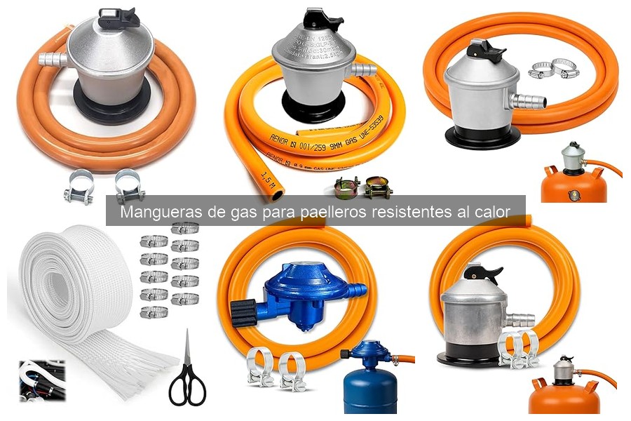 Tipos de mangueras de gas para paelleros: Guía completa