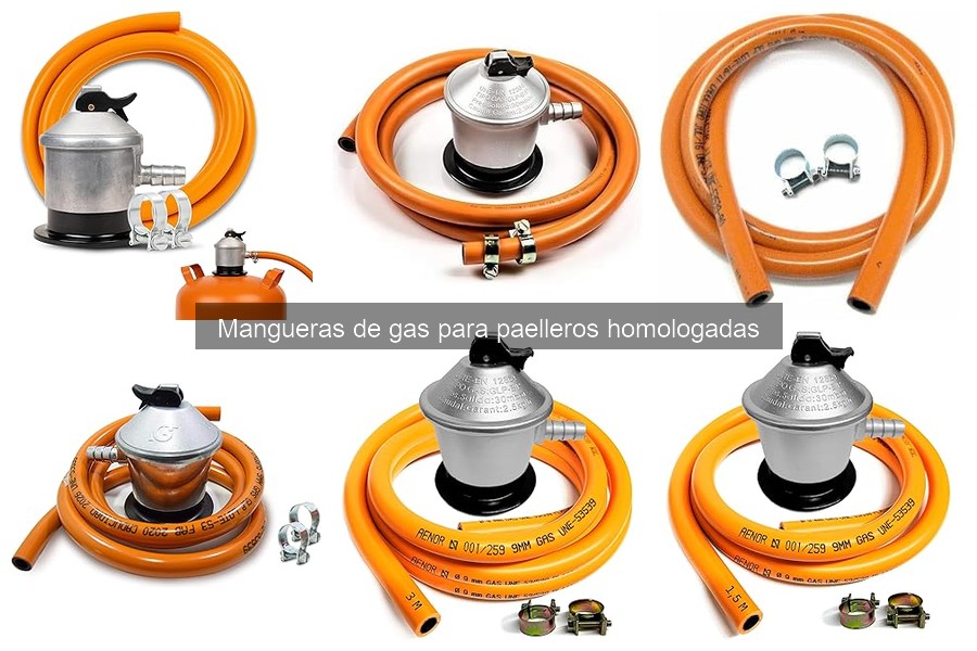 Tipos de mangueras de gas para paelleros homologadas