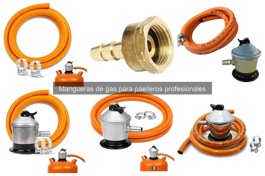 Tipos de mangueras de gas para paelleros profesionales