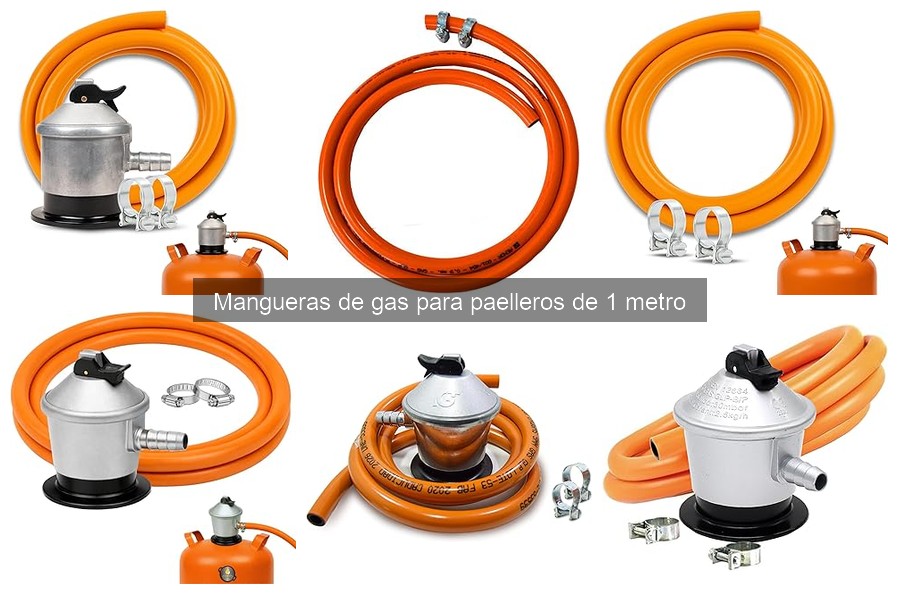 Tipos de mangueras de gas para paelleros y sus usos