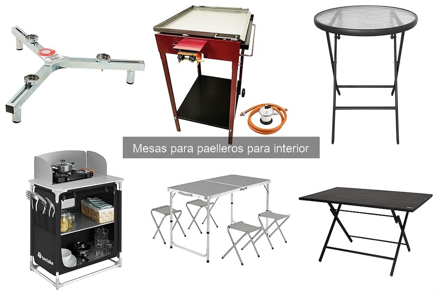 Tipos de Mesas para Paelleros en Interior: Guía Completa