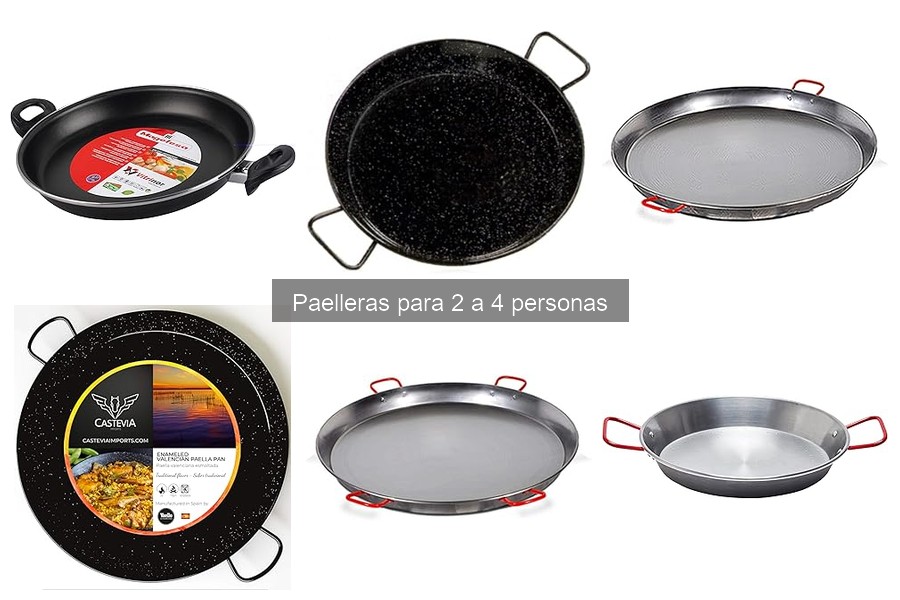 Tipos de paelleras para 2 a 4 personas: ¿Cuál elegir?