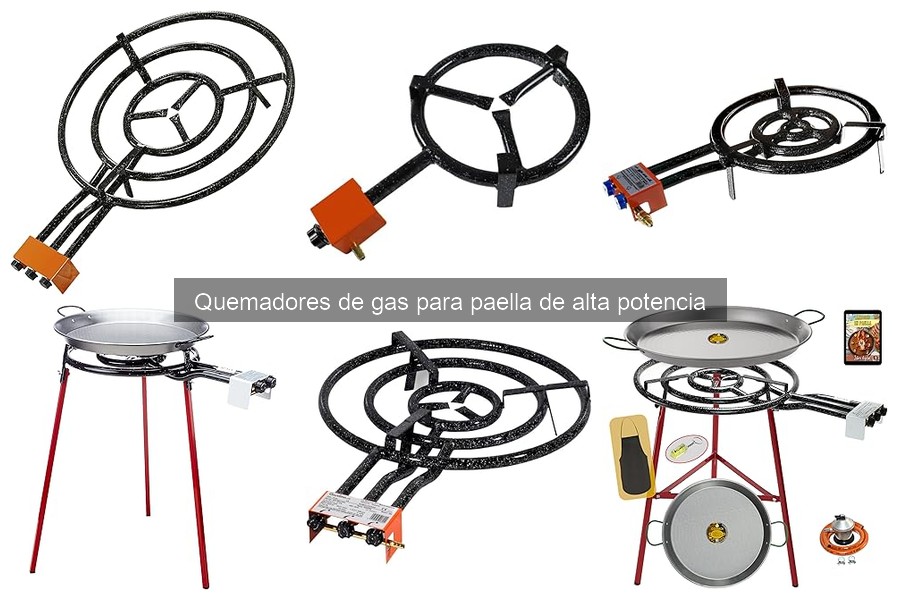 Tipos de quemadores de gas para paella: características y usos