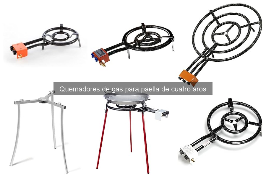 Tipos de quemadores de gas para paella: guía y comparativa