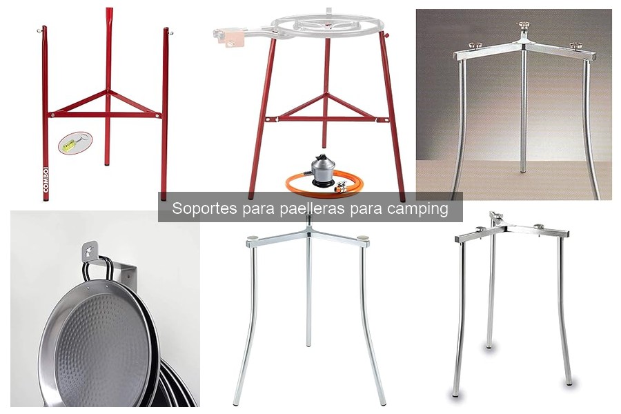 Tipos de soportes para paelleras de camping: Guía completa