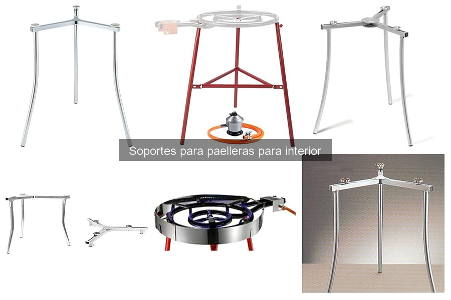 Tipos de soportes para paelleras: guía de opciones y materiales