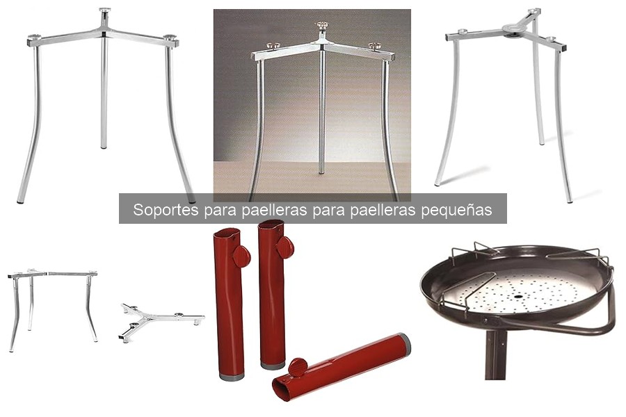 Tipos de soportes para paelleras pequeñas: guía completa