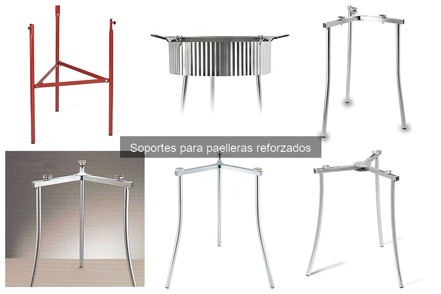 Tipos de soportes reforzados para paelleras: guía completa