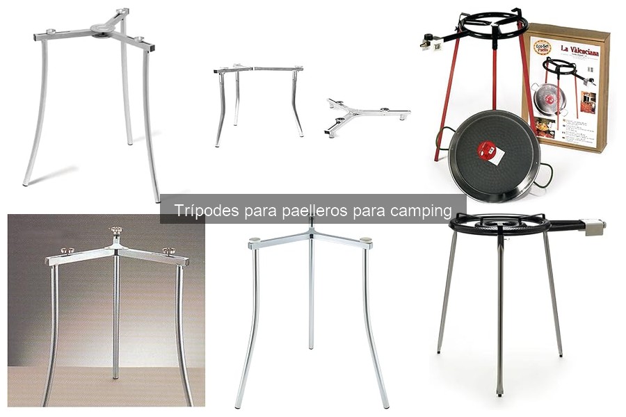 Tipos de trípodes para paelleros: guía completa para elegir