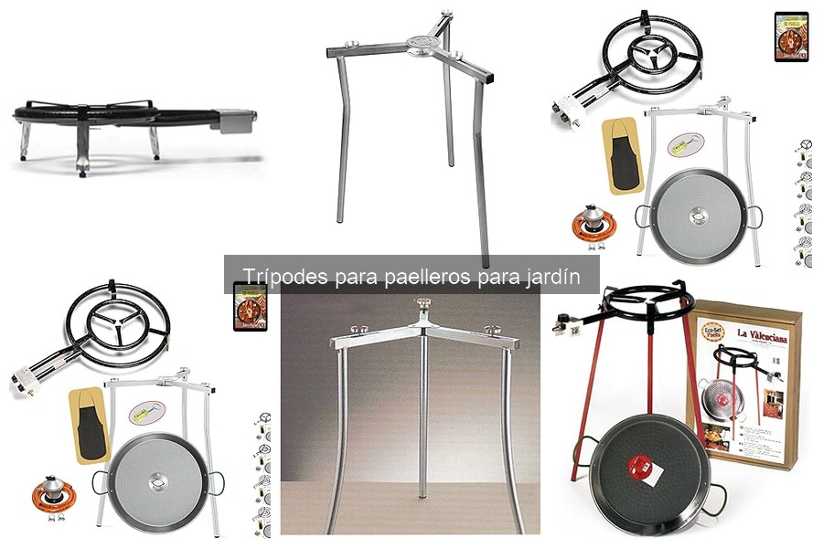 Tipos de trípodes para paelleros: guía completa