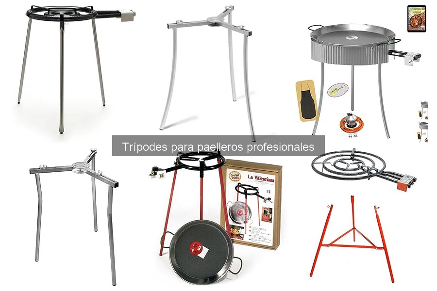 Tipos de trípodes para paelleros: guía para elegir el mejor