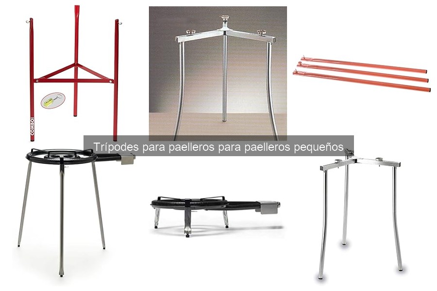 Tipos de trípodes para paelleros pequeños: guía completa