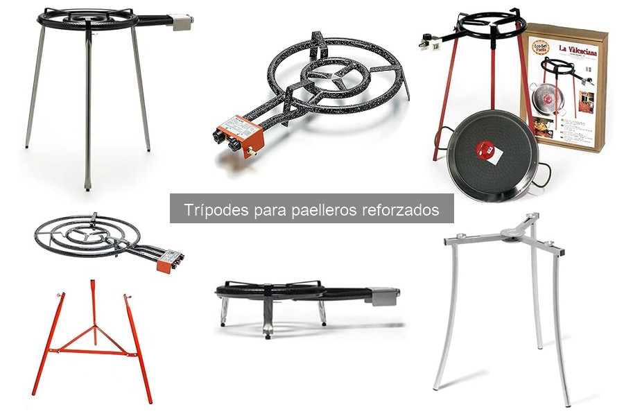 Trípode para paelleros reforzados vs. convencional: ¿cuál elegir?