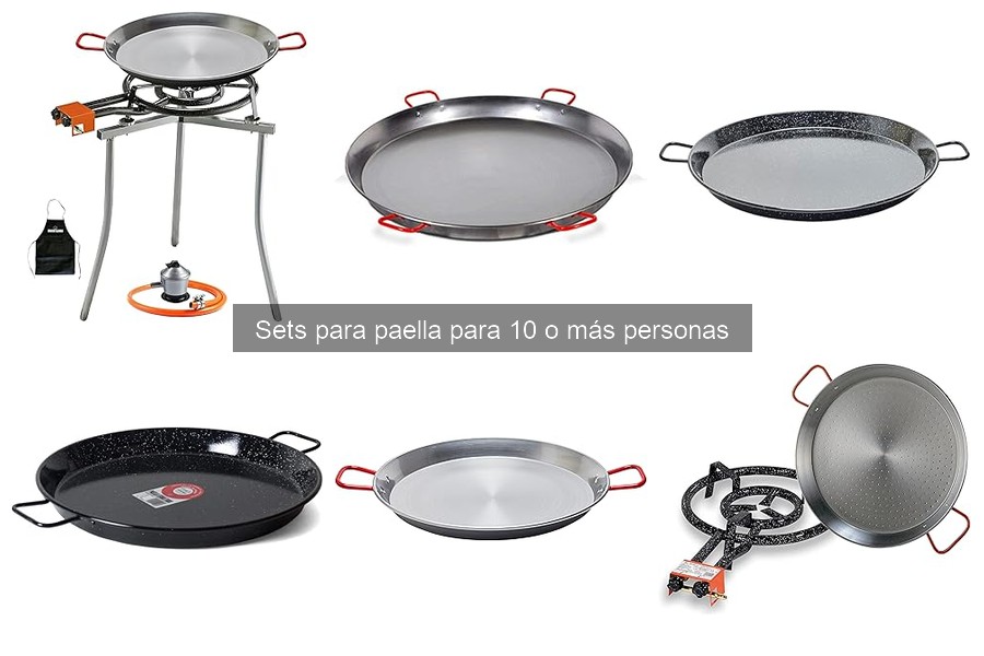 Usos alternativos de sets de paella para comidas familiares