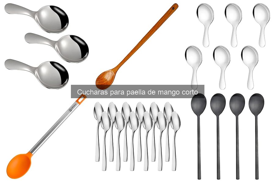 Ventajas de las cucharas de mango corto para paella