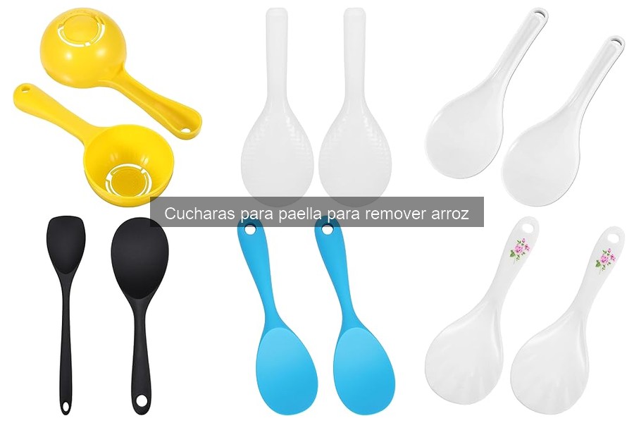 Ventajas de las cucharas de silicona para paella
